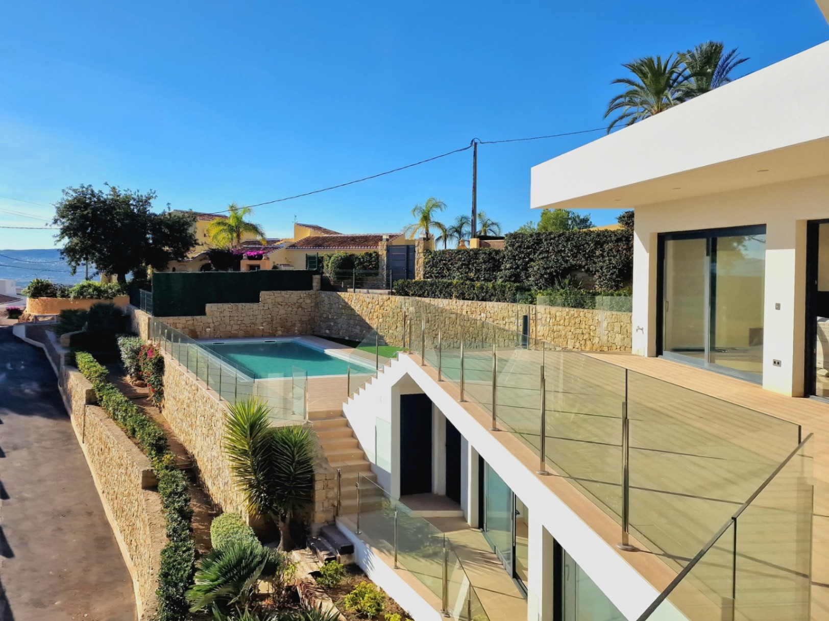 alq-jav - Mietvilla mit Meerblick in Javea, nah dem Hafen.