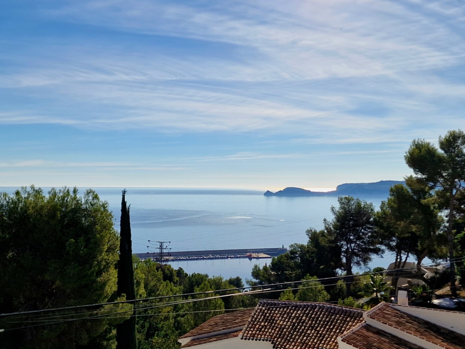alq-jav - Mietvilla mit Meerblick in Javea, nah dem Hafen.