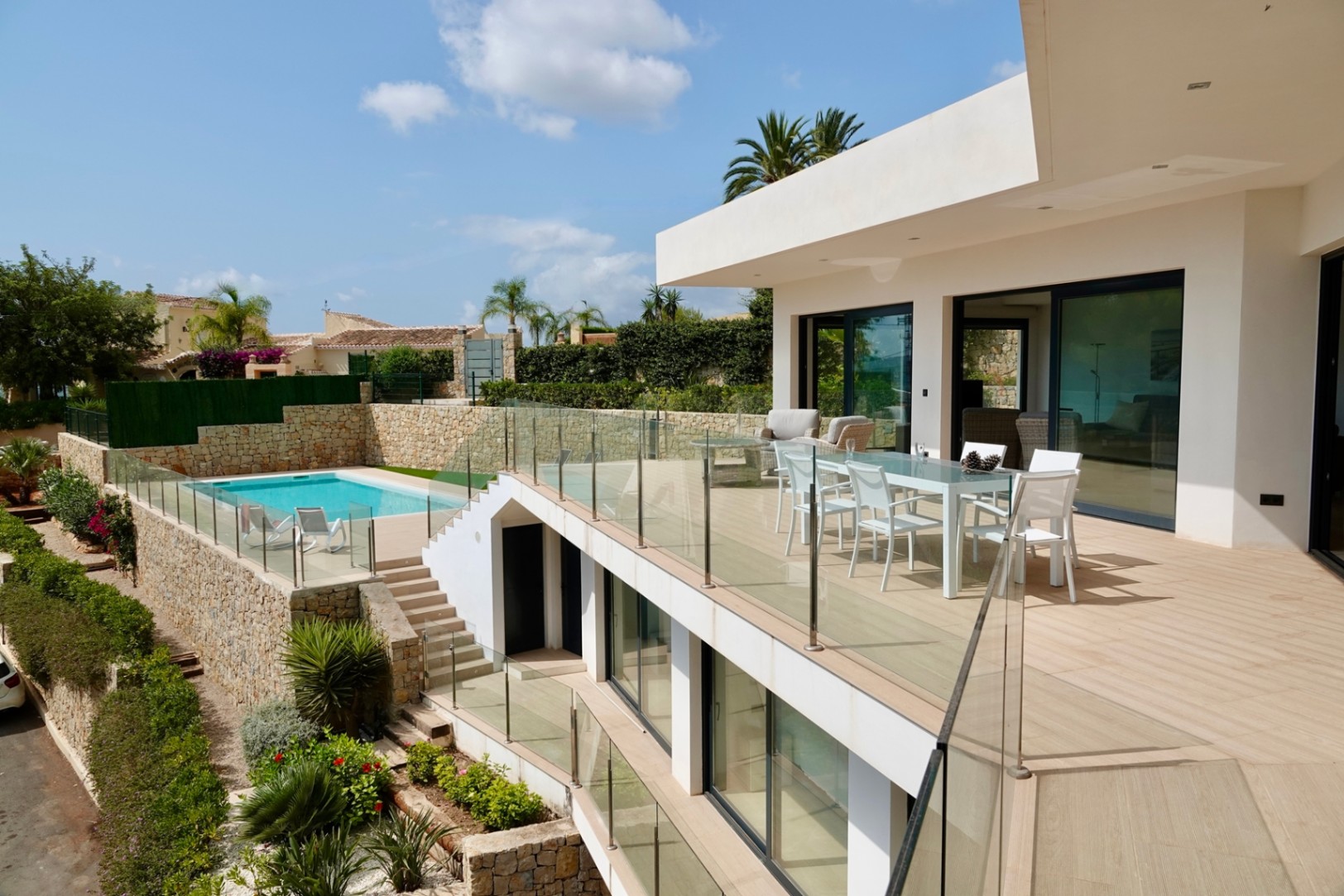 alq-jav - Mietvilla mit Meerblick in Javea, nah dem Hafen.