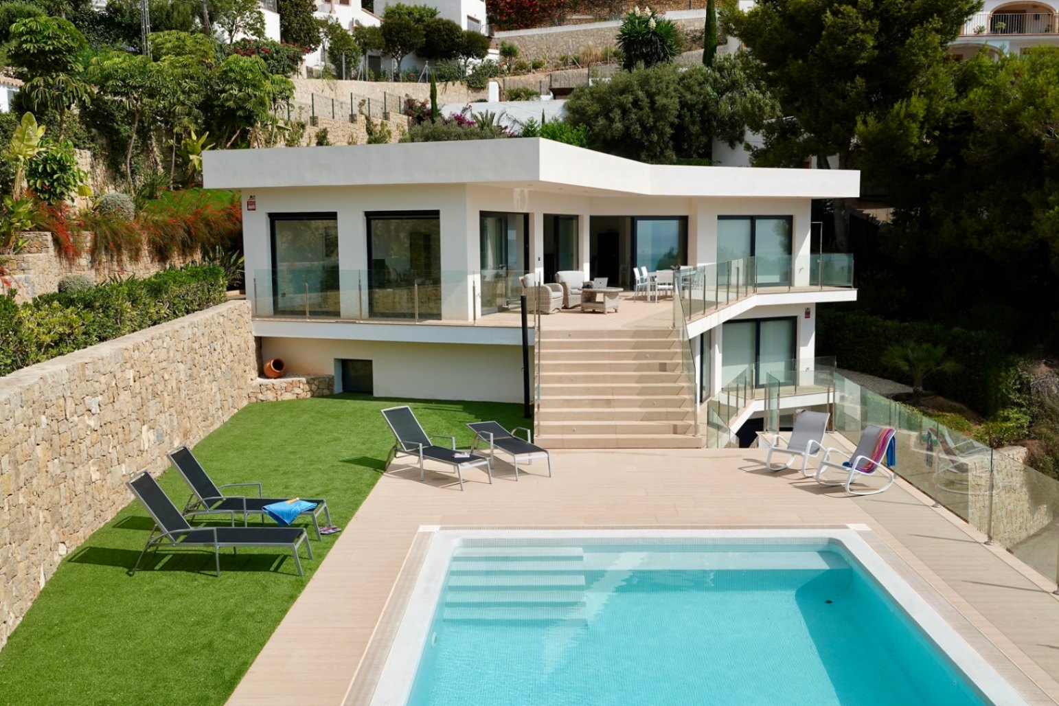 alq-jav - Mietvilla mit Meerblick in Javea, nah dem Hafen.